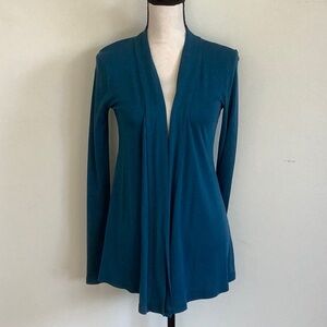 Michael Stars open front cardigan blue
